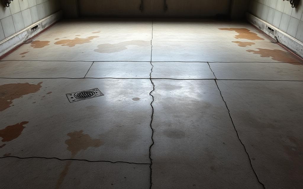 Garage Epoxy Coating before